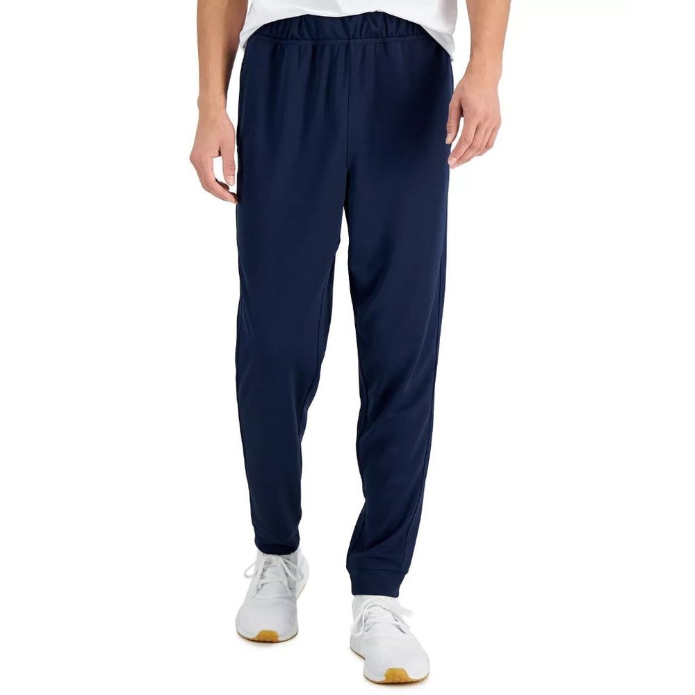 Ideology Men's Size S Solid Moisture Wicking Knit Joggers Navy NwoT FF705AFA